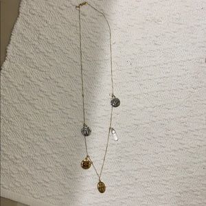 Alex and Ani adjustable necklace with 5 charms